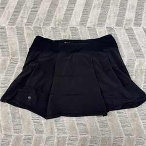 Black lulu lemon pace Revival long Skirt